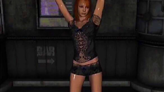 Sexy 3D Anime Stripper Dances Seductively in Panties for Your Pleasure