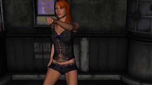 Sexy 3D Anime Stripper Dances Seductively in Panties for Your Pleasure