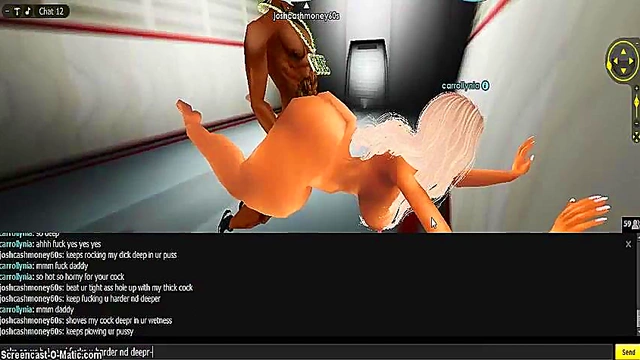 3D Hentai Game Animation – Caroll's Sexy IMVU Porn Adventure