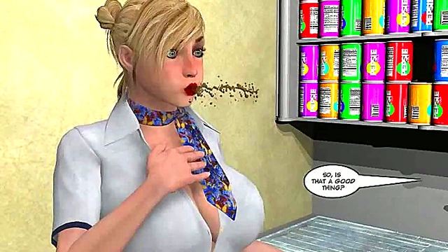 MILF Toon Takes Big Dick In 3D Blowjob Session