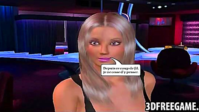 Two Hot Blonde Sluts Play Sexy Game With Big Tits Action