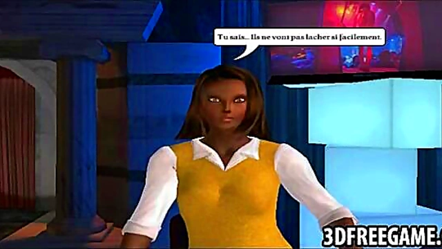 Two Hot Blonde Sluts Play Sexy Game With Big Tits Action