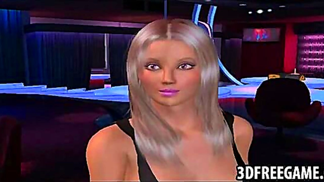 Two Hot Blonde Sluts Play Sexy Game With Big Tits Action