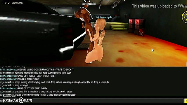 Arianna Gives Head In 3D Hentai Animation Game Scene