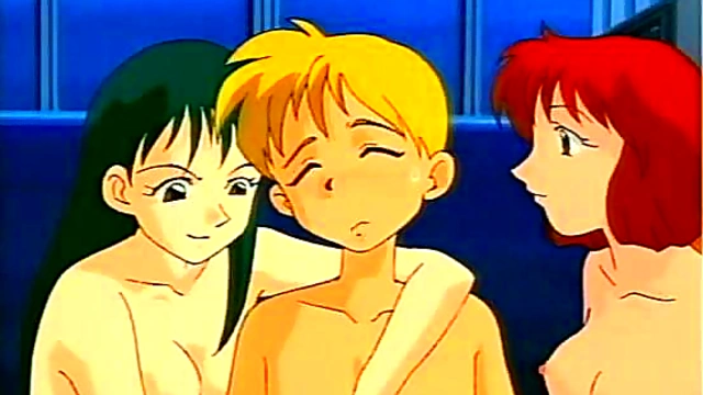 Teen Anime Foursome Action Packed With Hot Hentai Fun