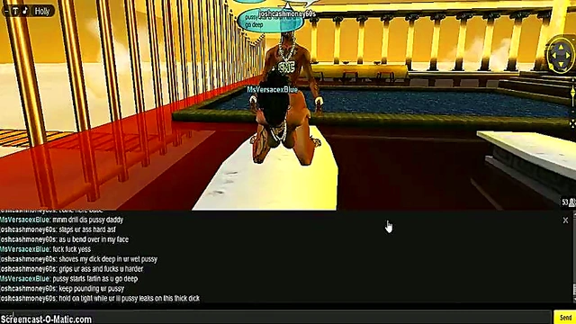 Blue Greek 3D Anime Chick Fucks Virtual Game Character Hard