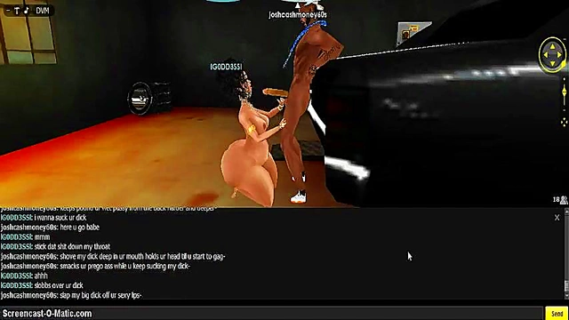 3D Hentai Game Animation – IMVU Couple Enjoy Intense Porn Session