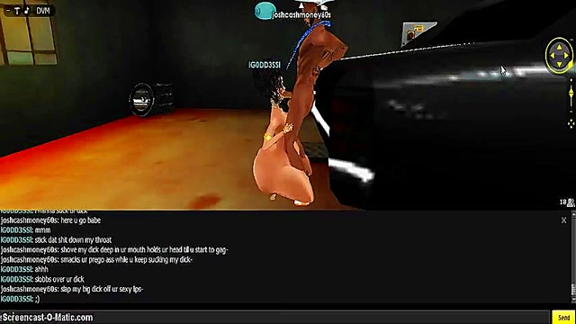 3D Hentai Game Animation – IMVU Couple Enjoy Intense Porn Session