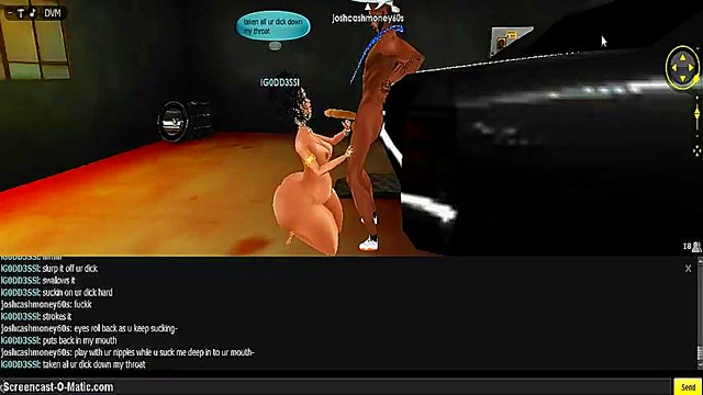 3D Hentai Game Animation – IMVU Couple Enjoy Intense Porn Session