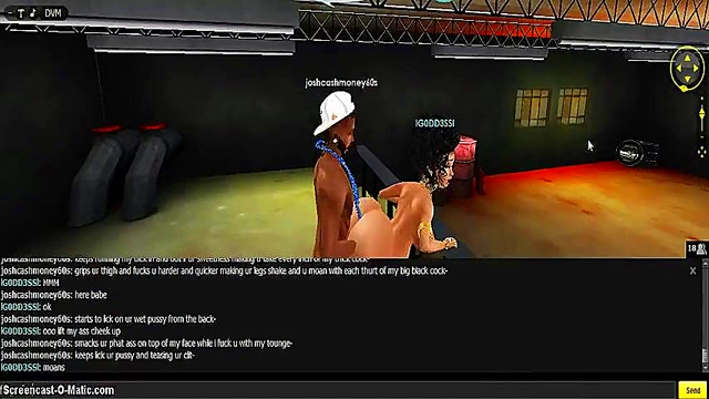 3D Hentai Game Animation – IMVU Couple Enjoy Intense Porn Session