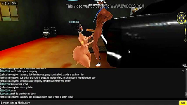 3D Hentai Game Animation – IMVU Couple Enjoy Intense Porn Session