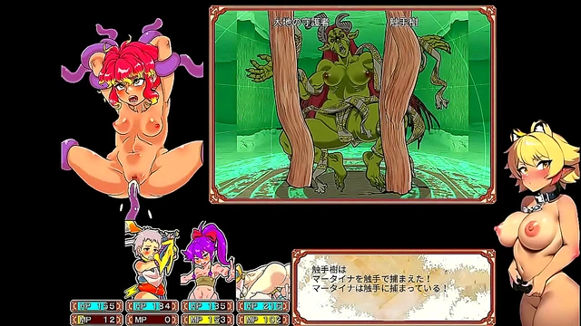 Big-Breasted Shrine Maiden Gets Helped To Ecstasy In Danero Live Play Hentai Game