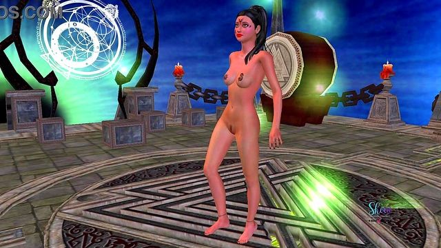 Tamil Anime Seductress Tempts Innocent Girl for Passionate Encounter