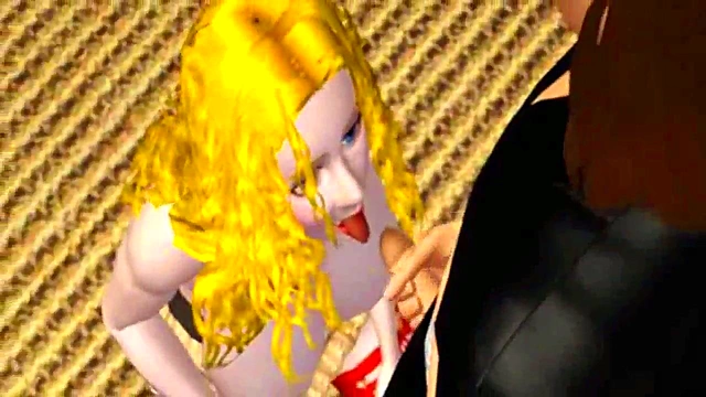 Blonde Anime Babe Flavia Fucks Hard With Titans In Humorous 3D Sims Style