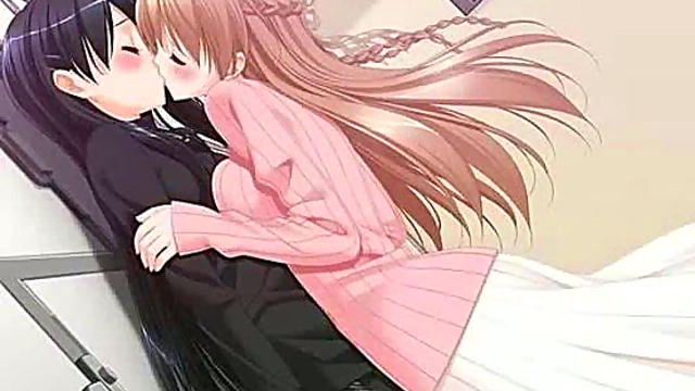 Sexy Anime Girls Explore Passionate Kisses In Yuri Fantasy
