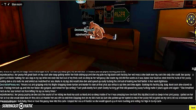 3D Anime Chick Gets DP Action In Sexy IMVU Game Adventure