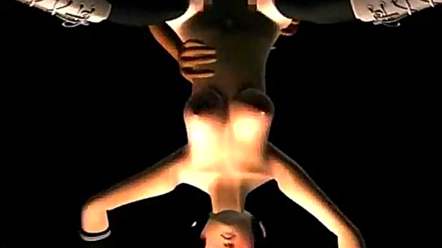 3D Anime Babe Gets Hardcore Creampie from Ugly Ogre Dick