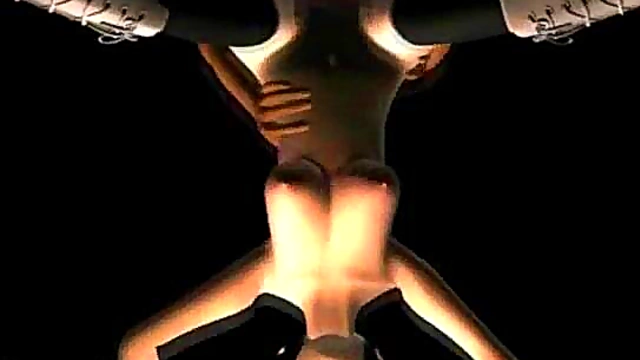 3D Anime Babe Gets Hardcore Creampie from Ugly Ogre Dick