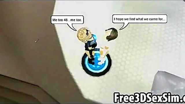 Two 3D Cartoon Honeys Get Fucked Hard in the Woods for Hardcore Fun