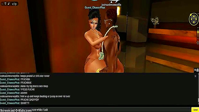 3D Anime Chick Rides Dick Hard In Chaotic IMVU Porn Adventure