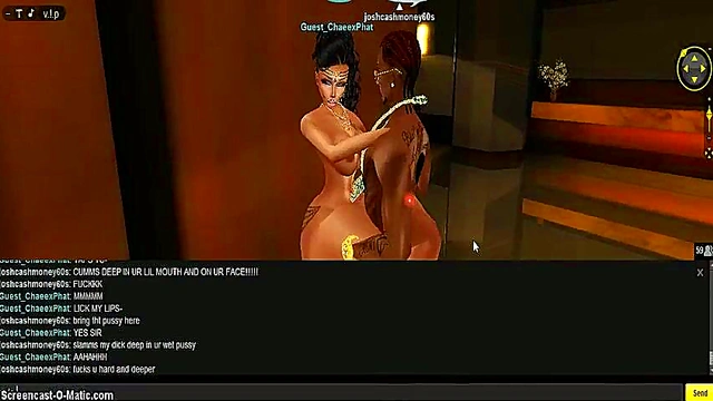 3D Anime Chick Rides Dick Hard In Chaotic IMVU Porn Adventure