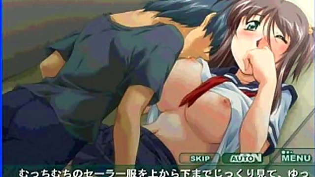 Amorous Professor Cherry Seduces Student in Eroge Anime Fantasy