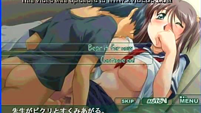 Amorous Professor Cherry Seduces Student in Eroge Anime Fantasy