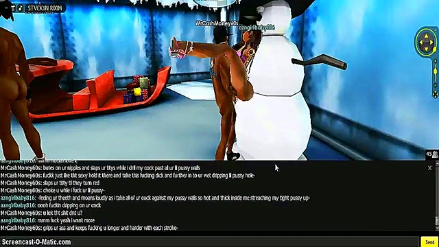 3D Cartoon Anime Chick Gets Fucked Hard In Game IMVU Scene