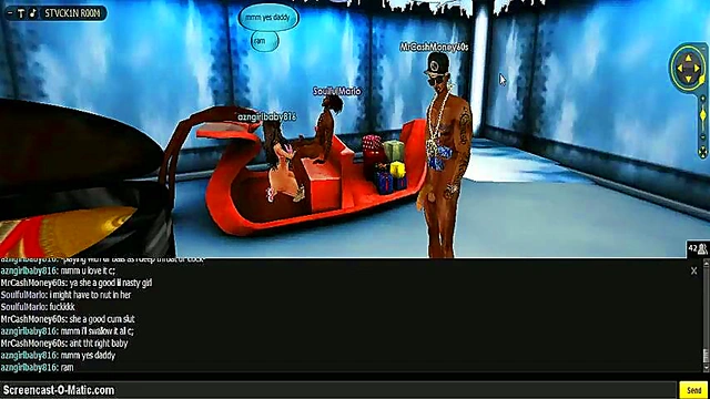 3D Cartoon Anime Chick Gets Fucked Hard In Game IMVU Scene