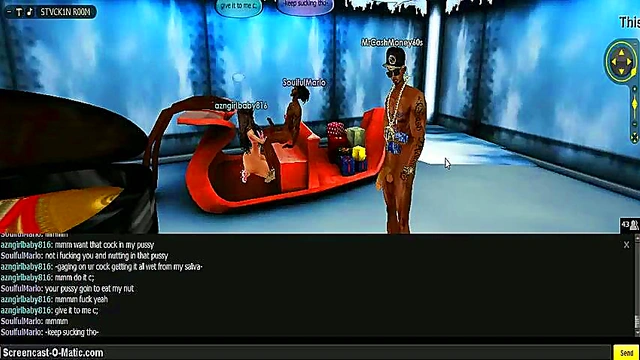 3D Cartoon Anime Chick Gets Fucked Hard In Game IMVU Scene