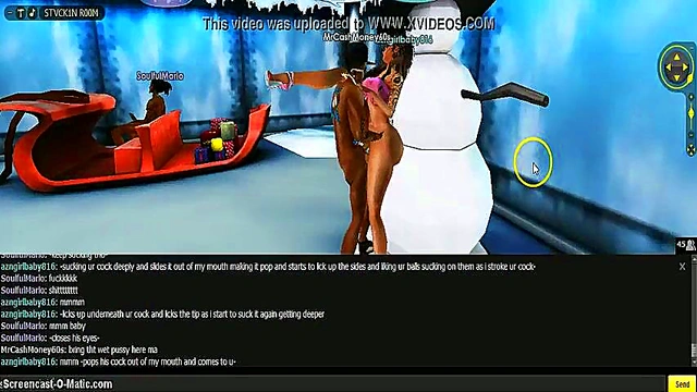 3D Cartoon Anime Chick Gets Fucked Hard In Game IMVU Scene