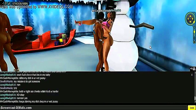 3D Cartoon Anime Chick Gets Fucked Hard In Game IMVU Scene