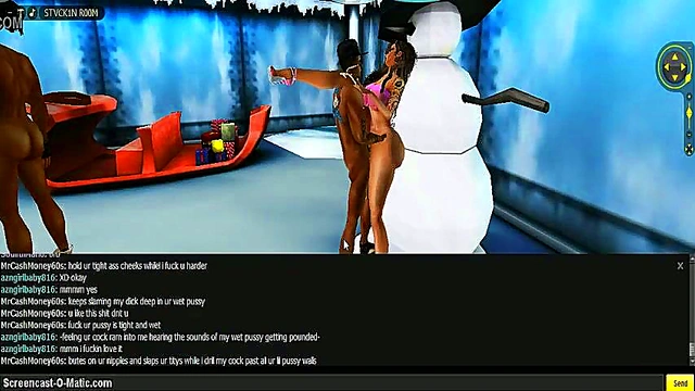 3D Cartoon Anime Chick Gets Fucked Hard In Game IMVU Scene