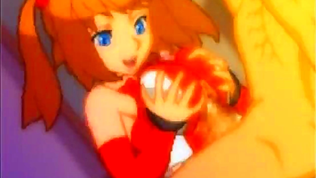 Enthusiastic Redhead Gives Exciting Titty Fuck With Perky Boobs