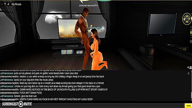 Lia SuperHead – 3D Anime Cutie Shows Off Her Sucking Skills