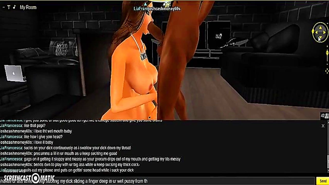 Lia SuperHead – 3D Anime Cutie Shows Off Her Sucking Skills