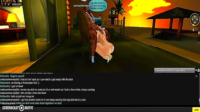 3D Hentai Couple Enjoy Steamy Beach House Porn Adventure