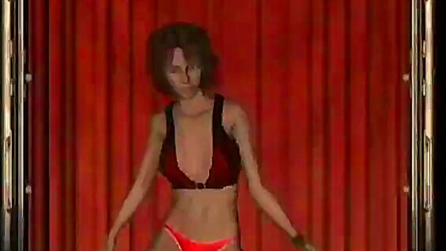 Big-Titted 3D Cyborg Teases With Pigtails Before Hardcore Blowjob Feast