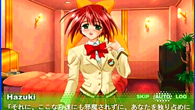 Hazuki’s Eroge Adventure – Anime Cutie Gets naughty With Her Toy