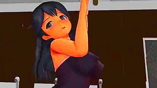 Sun-Kissed Anime Babe Dances Seductively in MMD Hentai Action