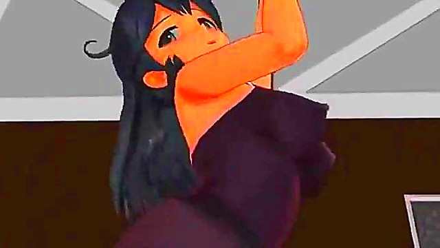 Sun-Kissed Anime Babe Dances Seductively in MMD Hentai Action