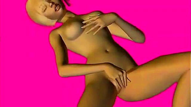 Big-Titted 3D Anime Stripper With Pigtails Gives Hot Blowjob Feast