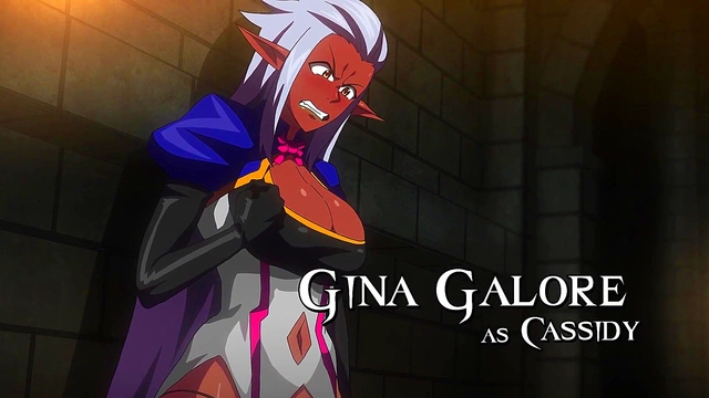 Horny Yvonne Gets Big-Cock Futanari Lesbian Action With Busty Cartoon Partner