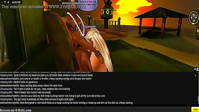 Zaphyra Beach Head – 3D Anime Game Porn With IMVU Action