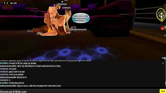 3D Anime Chick Gets Pounded Hard In Intense IMVU Game Session