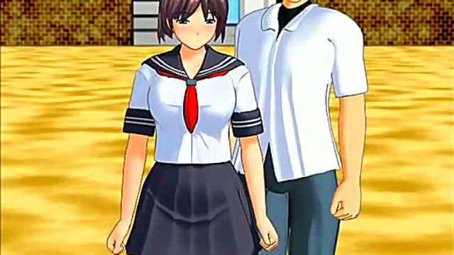 Busty Anime Chick Gets Pounded Hard In Class For Hardcore Fetish Fun