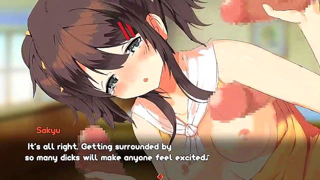 Hentai Game Scene – Armpit Fetish Fun With Sexy Anime Girls