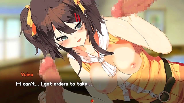 Hentai Game Scene – Armpit Fetish Fun With Sexy Anime Girls