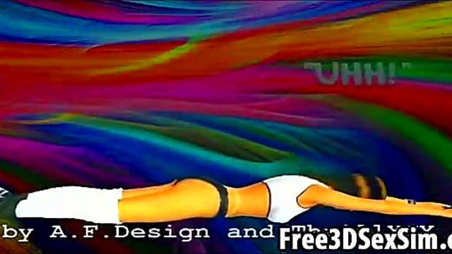 Tasty 3D Brunette Gets Her Pussy Pounded Hard In Anime Hardcore Scene