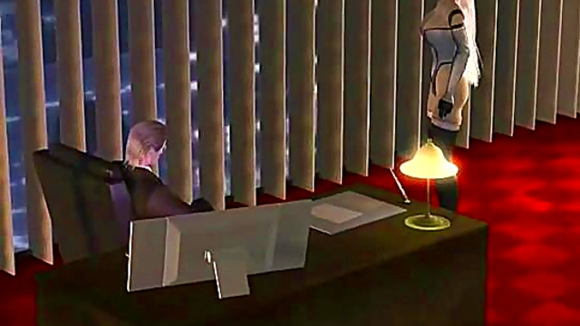 Busty Anime Secretary Sucks Dick Hardcore With Sexy Tits